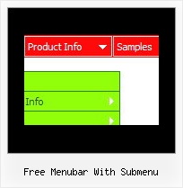 Free Menubar With Submenu Cross Browser Menu Tutorial