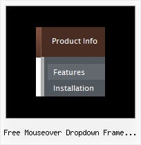 Free Mouseover Dropdown Frame Template Javascript Floating Buttons