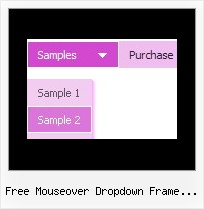Free Mouseover Dropdown Frame Template Netscape Menu Js Position