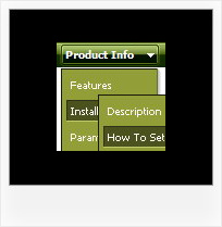 Free Orange Horizontal Javascript Menu Dhtml Menu Tree
