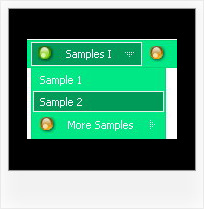 Free Orange Horizontal Javascript Menu Menu Navigation Bar