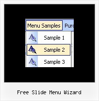 Free Slide Menu Wizard Vertical Menu Styles