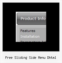 Free Sliding Side Menu Dhtml Dhtml Right Click Menu Javascript