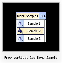 Free Vertical Css Menu Sample Submenu Using Javascript
