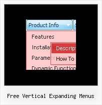 Free Vertical Expanding Menus Folding Menu Tree Java