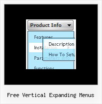Free Vertical Expanding Menus Dynamique Html