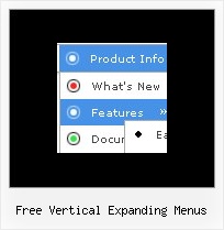 Free Vertical Expanding Menus Tab Navigation