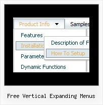 Free Vertical Expanding Menus Html Menubar Hide