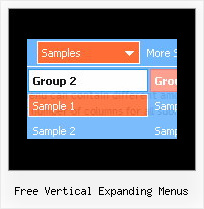 Free Vertical Expanding Menus Menu Maker Frames