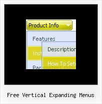 Free Vertical Expanding Menus Javascript Menu Vertical Cascade