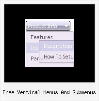 Free Vertical Menus And Submenus Html Form Popup Menu