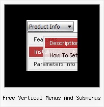 Free Vertical Menus And Submenus Dhtml Mouse Over
