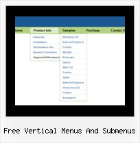 Free Vertical Menus And Submenus Expanding Web Menus