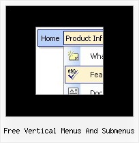 Free Vertical Menus And Submenus Menu Maker Templates