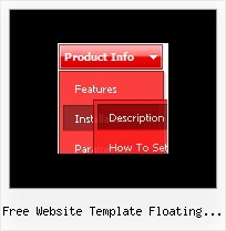 Free Website Template Floating Menu Dropdown Dhtml Menu Windows Xp Style