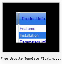 Free Website Template Floating Menu Dropdown Crear Menu Web