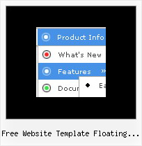 Free Website Template Floating Menu Dropdown Drop Menu Html Code