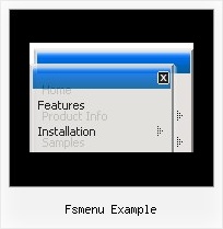 Fsmenu Example Dhtml Pop Up