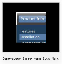 Generateur Barre Menu Sous Menu Dhtml Script