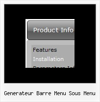 Generateur Barre Menu Sous Menu Popup Menus Javascript Tutorial