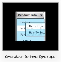 Generateur De Menu Dynamique Script Java