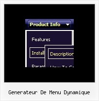 Generateur De Menu Dynamique Slide Menu Or Slide In Menu Javascript Maximus