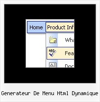 Generateur De Menu Html Dynamique Dynamic Menu Items