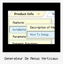 Generateur De Menus Verticaux Sample Navigation Images