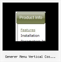 Generer Menu Vertical Css Dynamique Dynamic Html Javascript Collapsing Menu
