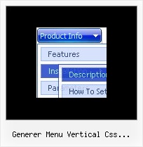 Generer Menu Vertical Css Dynamique Html Popup Menu Tutorial