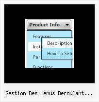 Gestion Des Menus Deroulant Atahualpa Html Cascading Menu
