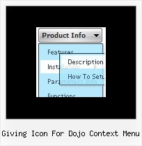 Giving Icon For Dojo Context Menu Javascript Animated