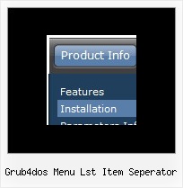 Grub4dos Menu Lst Item Seperator Dynamic List Menu