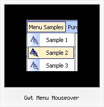 Gwt Menu Mouseover Movable Javascript Menu