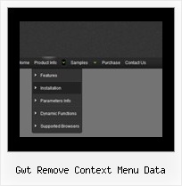 Gwt Remove Context Menu Data Creating Drop Menus