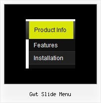 Gwt Slide Menu Navigation Style Drop Down Menu