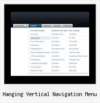 Hanging Vertical Navigation Menu Java Pulldown