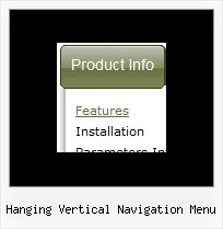 Hanging Vertical Navigation Menu Web Drop Down