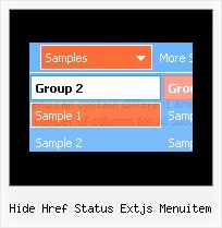 Hide Href Status Extjs Menuitem Dhtml Menu Cool