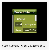 Hide Submenu With Javascript Cross Domain Dynamic Popup Menu