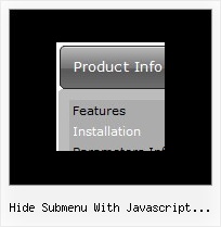 Hide Submenu With Javascript Cross Domain Floating Web Page Menu