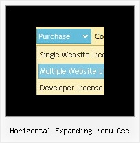 Horizontal Expanding Menu Css Menu Transition Dhtml