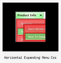 Horizontal Expanding Menu Css Javascript Ejemplos De Menu