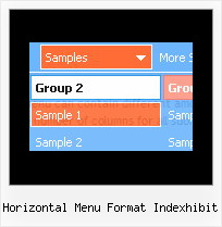 Horizontal Menu Format Indexhibit Collapsible Frame Javascript