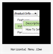 Horizontal Menu J2me Flyout In Javascript
