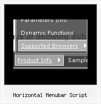 Horizontal Menubar Script How To Create A Mouseover Menu