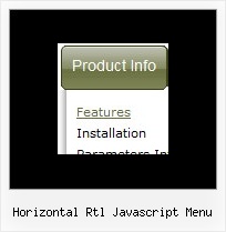 Horizontal Rtl Javascript Menu Drop Down Menu Website
