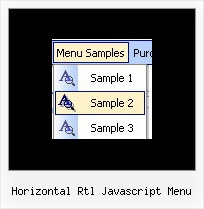 Horizontal Rtl Javascript Menu Collapsing Menu Javascript