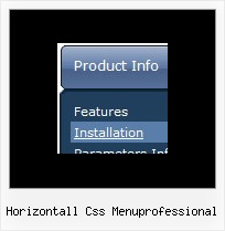 Horizontall Css Menuprofessional Menu Dynamique Avec
