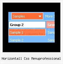 Horizontall Css Menuprofessional Website Navigation Examples